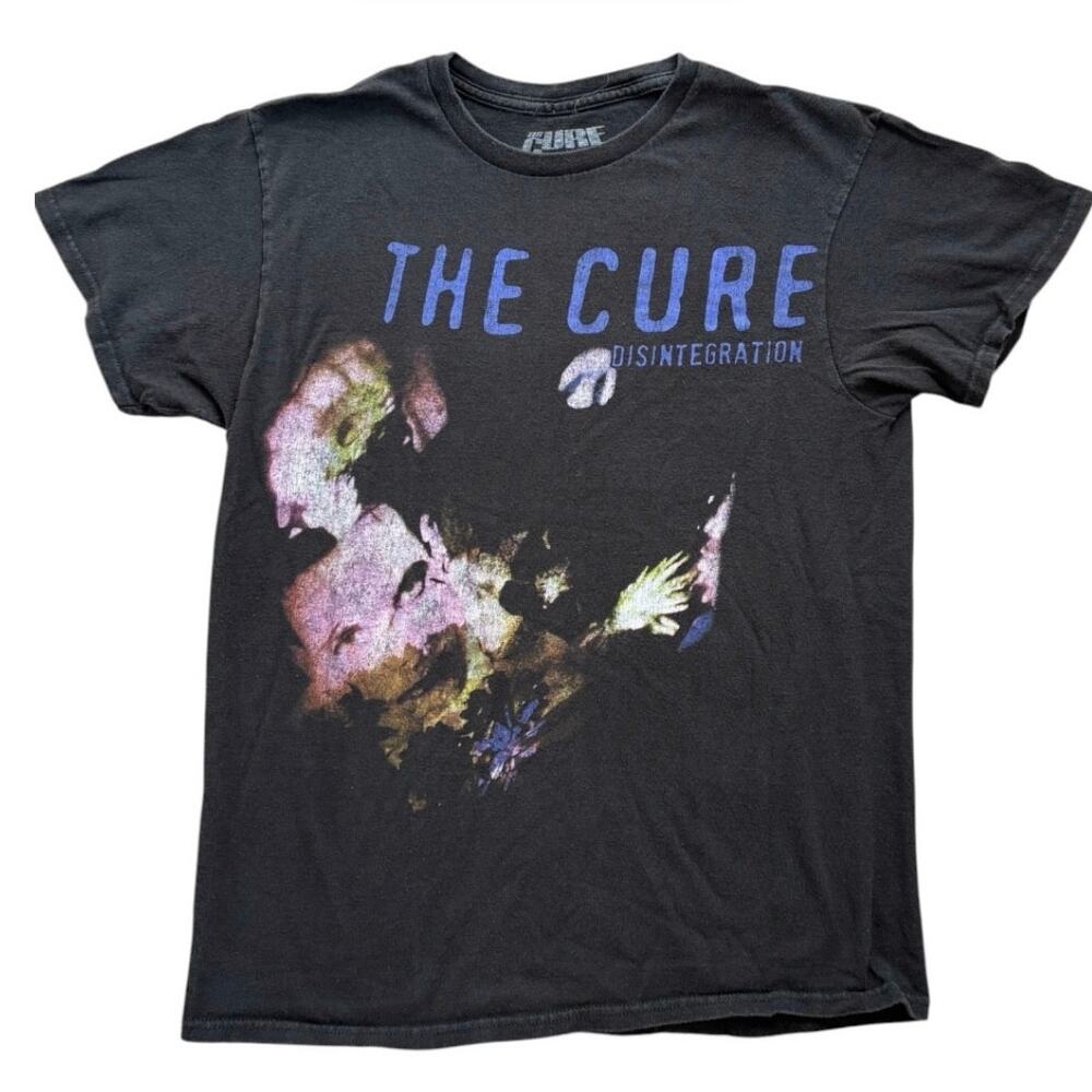 The Cure Disintegration Men's Medium M Black Short Sleeve Graphic Band T-Shirt